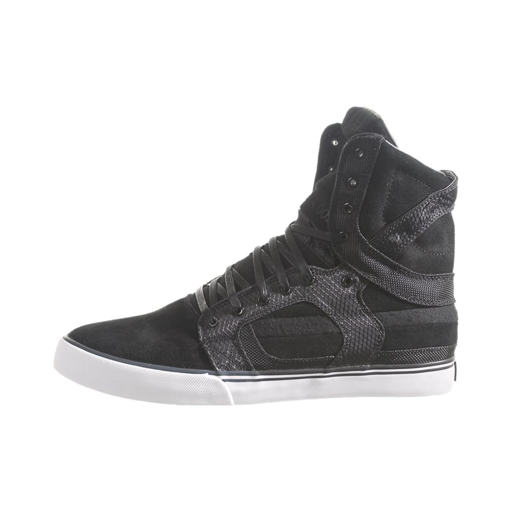 Baskets Montantes Supra SkyTop II Noir Black Homme | JZM-41089964